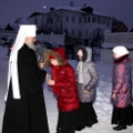 В Свято-Никольском Черноостровском монастыре прошло архиерейское богослужение
